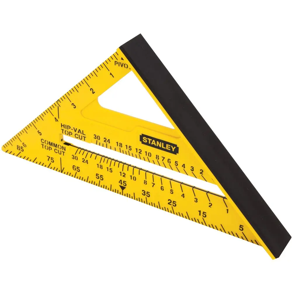 Produktfoto 1 von DeWALT Zweifarbiges Winkelmaß Zöllig/metrisch, 260 mm, 180mm x 26 mm