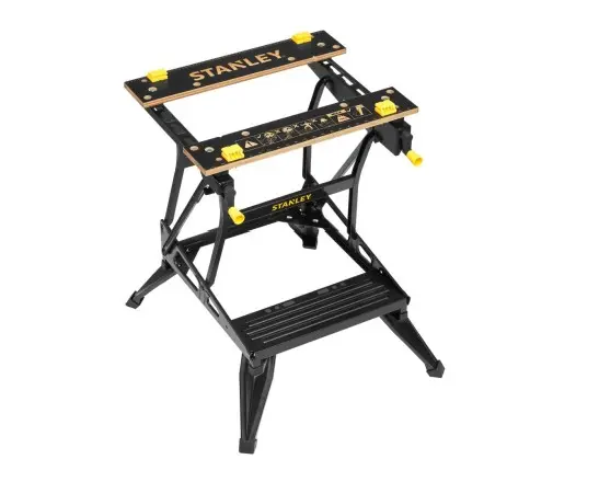 Produktfoto 1 von Stanley STST83400-1 Werkbank & Schraubstock Tragbar Stahl Werkbank & Schraubstock Einstellbare Höhe L. 50 cm B. 775cm H.