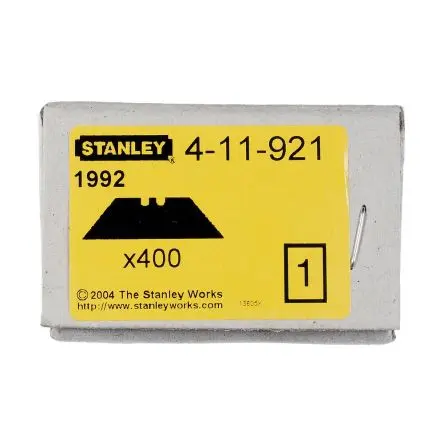Produktfoto 1 von Stanley Messerklinge 38.5 x 3.5 x 21.2 mm Hartmetall Robust 3.5 mm 400-teilig