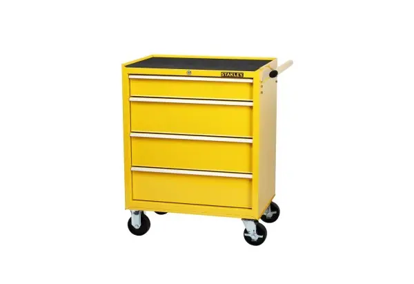 Produktfoto 1 von Stanley Metall Werkzeugschrank, Typ Schrank 4 Schubladen mit Rädern, 67.6 cm x 67.6 cm x 72 cm