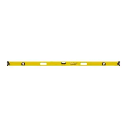 Produktfoto 1 von Stanley Wasserwaage, Typ I-Beam, 180 cm, Rahmen Aluminium, 3 Libelle/n Wasserdicht/Wasserbeständig Magnetisch