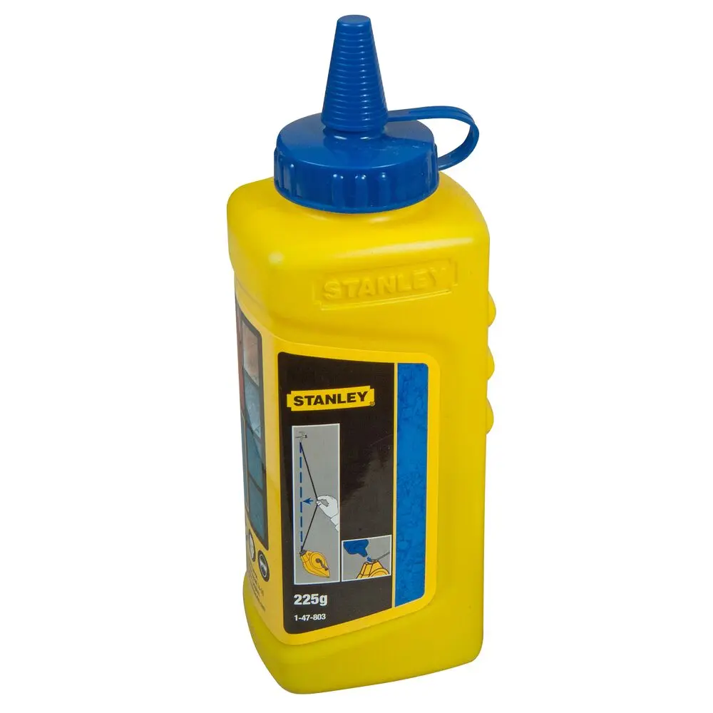 Produktfoto 1 von Stanley Kreidelinien-Rollen-Set 60 mm, Nylon inkl. 45G Blaue Kreide, Inklusive 30 M KREIDELINIE, Und Wasserwaage