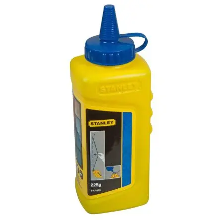Produktfoto 1 von Stanley Kreidelinien-Rollen-Set 60 mm, Nylon inkl. 45G Blaue Kreide, Inklusive 30 M KREIDELINIE, Und Wasserwaage