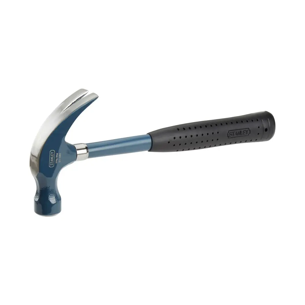 Produktfoto 1 von Stanley Hammer, Klauenhammer aus Stahl 0.7 kg Gummi-Stiel 31.5 cm