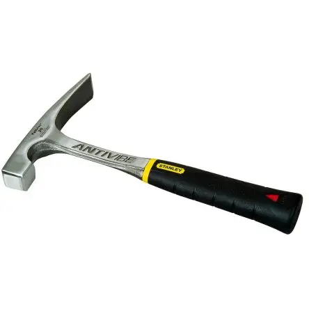 Stanley Hammer, Klauenhammer aus Stahl 0.7 kg Gummi-Stiel 31.5 cm