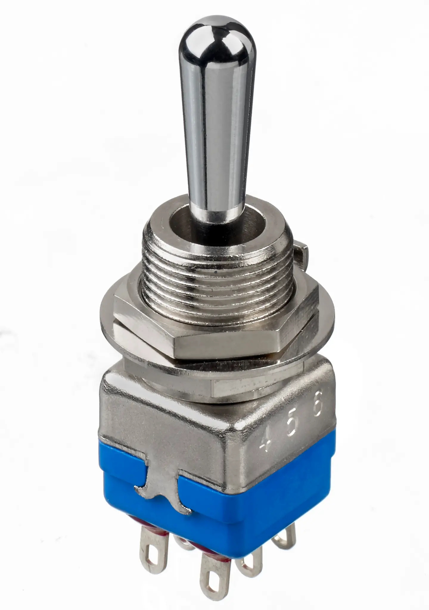 Produktfoto 1 von APEM Panel Kippschalter DPST, Handkipphebel, 30 V dc, 30 V ac, 4A, Lötöse