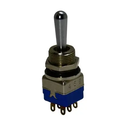 Produktfoto 1 von APEM Panel Kippschalter DPST, Handkipphebel, 30 V dc, 30 V ac, 4A, Lötöse
