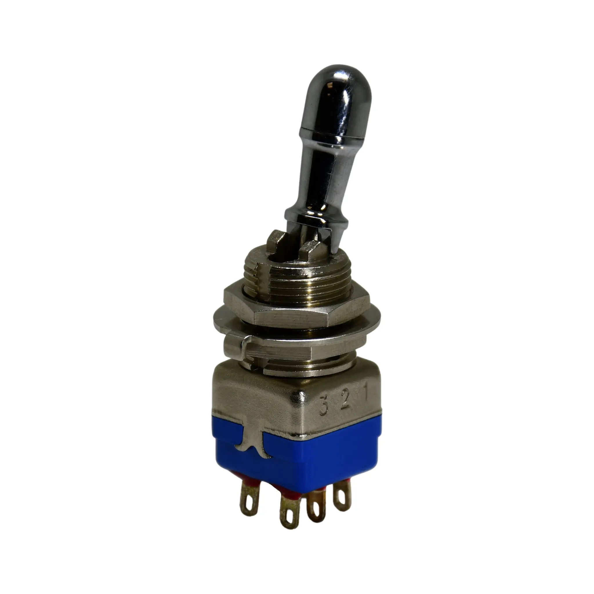 Produktfoto 1 von APEM Panel Kippschalter DPST, Ein-Aus-Ein, 30 V dc, 30 V ac, 4A, Lötöse