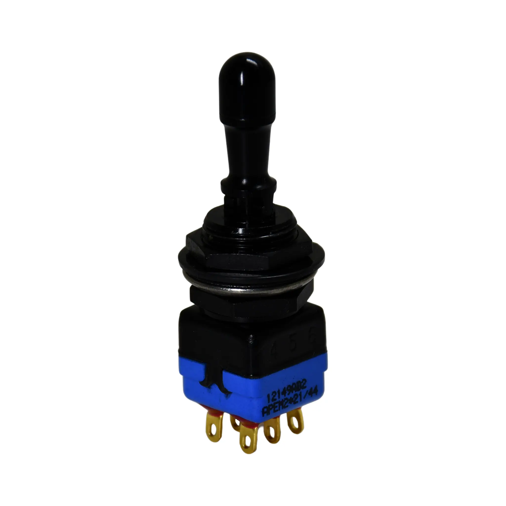 Produktfoto 1 von APEM Panel Kippschalter DPST, Ein-Aus-Ein, 30 V dc, 30 V ac, 4A, Lötöse