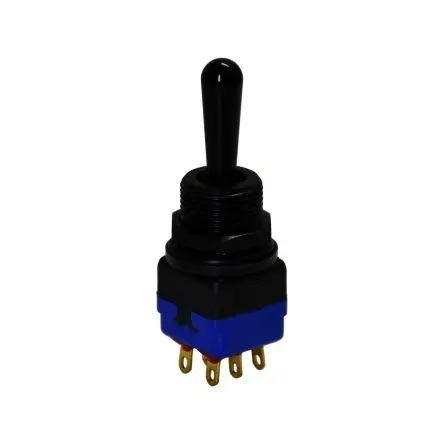 Produktfoto 1 von APEM Panel Kippschalter DPST, Ein-Aus-Ein, 30 V dc, 30 V ac, 4A, Lötöse