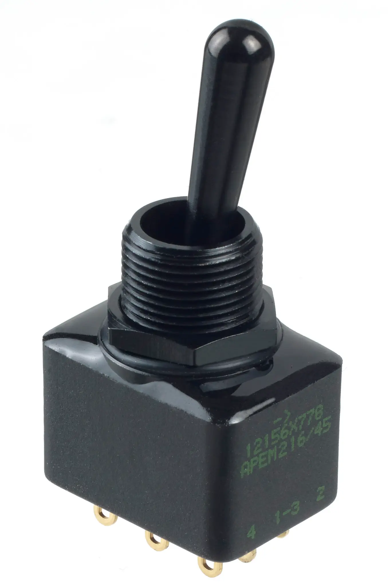 Produktfoto 1 von APEM Panel Kippschalter DPST, Ein-Ein, 30 V dc, 30 V ac, 4A, Lötöse