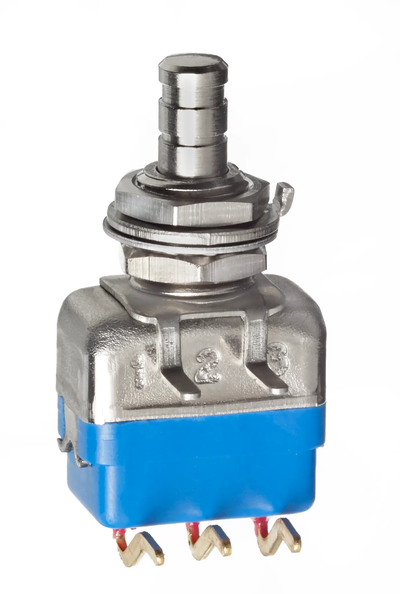 APEM 1300 Druckschalter Ein-Ein Leiterplattenmontage Ø 11.9 mm, SPST / 4 A 30 V dc 30 V ac