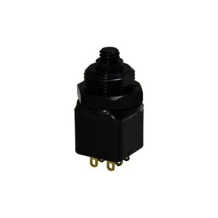 Produktfoto 1 von APEM 1300 Druckschalter SMP-Polymer Buchse Ø 11.9 mm, DPST / 4A 30 V dc 30 V ac