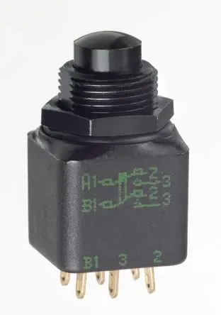 Produktfoto 1 von APEM 1300 Druckschalter 2-polig Ø 11.9 mm / 4A 30 V dc 30 V ac