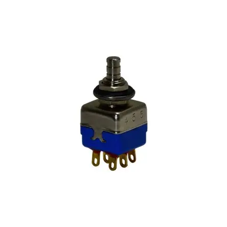 Produktfoto 1 von APEM 1300 Druckschalter 2-polig Ø 11.9 mm / 4A 30 V dc 30 V ac