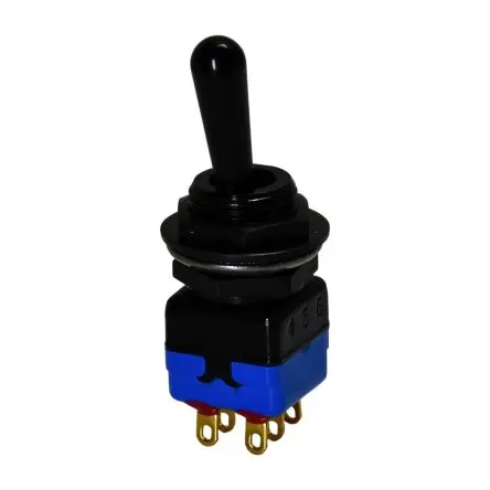 Produktfoto 1 von APEM Panel Kippschalter DPST, Ein-Ein, 30 V dc, 28 V ac, 4A, Lötöse