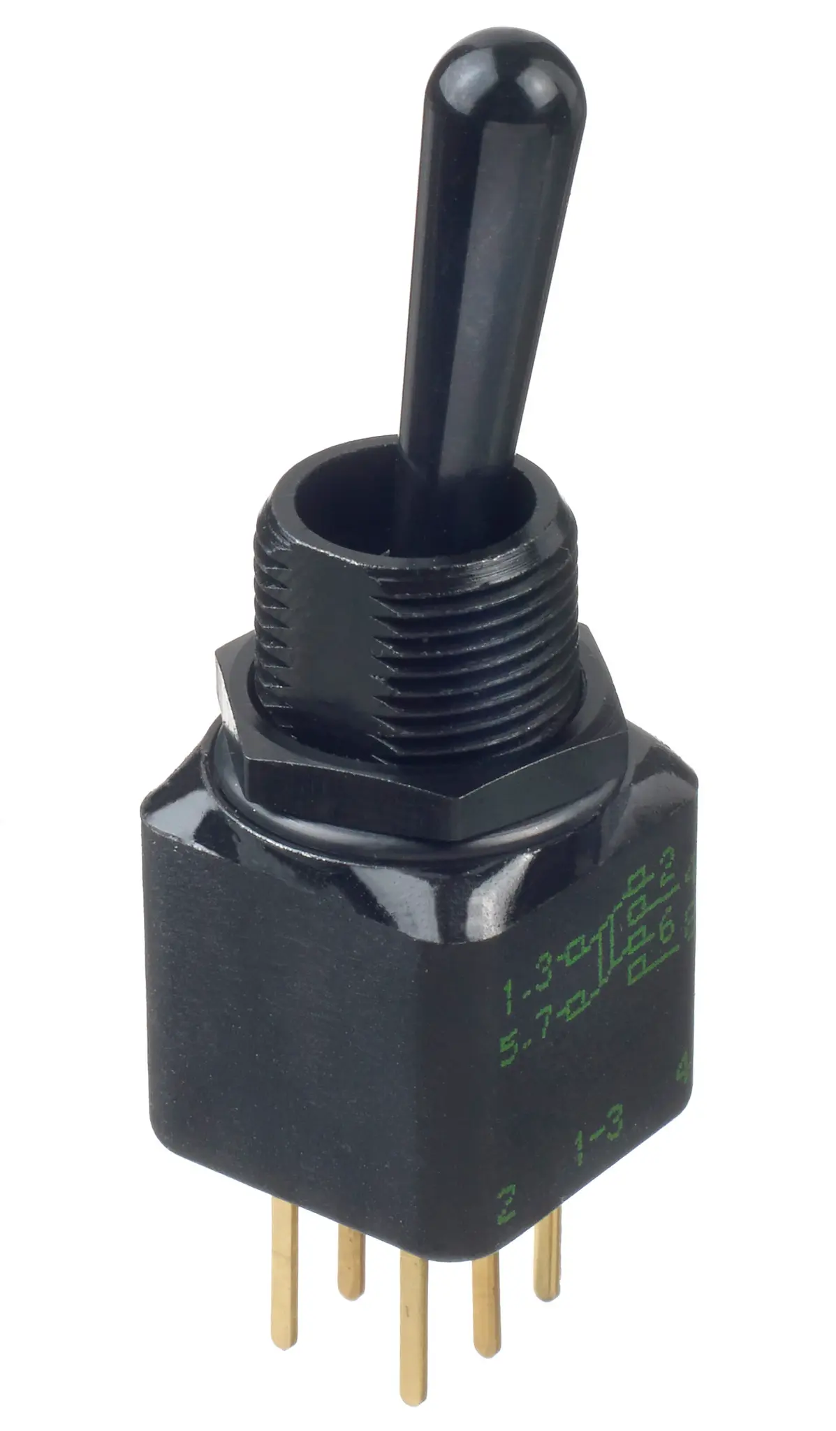 Produktfoto 1 von APEM Panel Kippschalter DPST, Ein-Ein, 30 V dc, 28 V ac, 4A, Lötöse