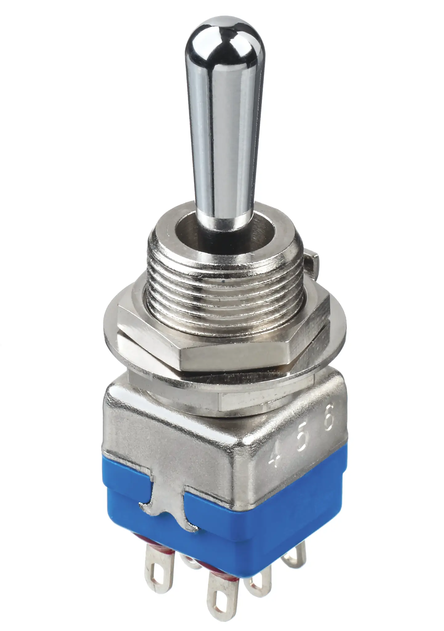 Produktfoto 1 von APEM Panel Kippschalter DPST, Kurzzeitig Ein-Ein, 30 V dc, 30 V ac, 4A, Lötöse