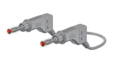 Produktfoto 1 von Staubli Messleitung 32A Stecker / Stecker, Grau Polyvinylchlorid-isoliert 150 cm, 600V