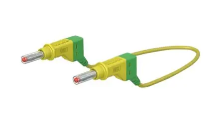 Produktfoto 1 von Staubli Messleitung 32A Stecker / Stecker, Grün, Gelb Polyvinylchlorid-isoliert 150 cm, 600V