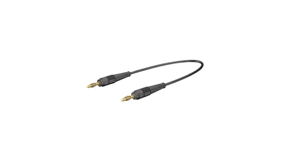Produktfoto 1 von Staubli Messleitung 32A Stecker / Stecker, Schwarz Polyvinylchlorid-isoliert 100 cm, 600 V