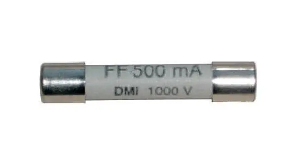 Produktfoto 1 von Staubli Patronensicherung FF / 500 mA 6.3 x 32 mm 1 kV ac/dc Keramik