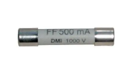 Produktfoto 1 von Staubli Patronensicherung FF / 500mA 6.3 x 32 mm 1kV ac/dc Keramik