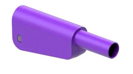 Staubli 4 mm Stecker Violett Bananenstecker, Kontakt Nickel, 1000V, 600 V 32A Lot