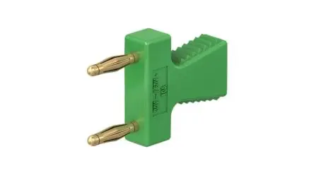 Produktfoto 1 von Staubli Bananenstecker Grün Stecker Kupferzinklegierung Gold 30 V ac, 60V dc