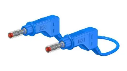 Produktfoto 1 von Staubli Messleitung 32A Stecker / Stecker, Blau Polyvinylchlorid-isoliert 150 cm, 600V