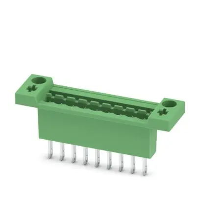 Produktfoto 1 von Phoenix Contact DFK-MSTB Steckbarer Klemmenblock Durchkontaktierte Stiftleiste 9-Kontakte 5mm-Raster Gerade