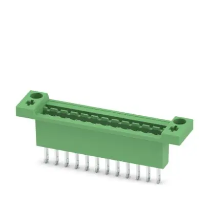 Produktfoto 1 von Phoenix Contact DFK-MSTB Steckbarer Klemmenblock Durchkontaktierte Stiftleiste 12-Kontakte 5mm-Raster Gerade