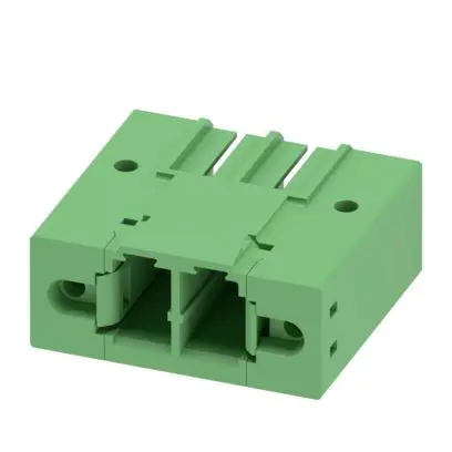 Produktfoto 1 von Phoenix Contact PC 5/..-GF Leiterplattenleiste, 2-polig / 1-reihig, Raster 7.62 mm Raster Lot, COMBICON PC 5 Hybrid,