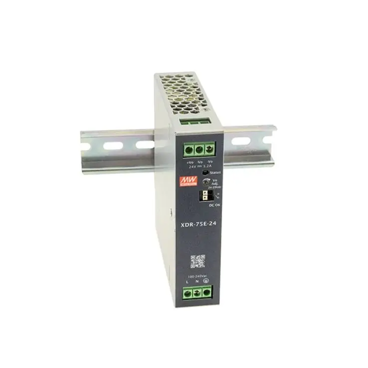 Produktfoto 1 von MEAN WELL XDR-75E DIN-Schienen Netzteil DIN-Schienen Netzteil 48V / 1.6A 76.8W 85 To 264V ac