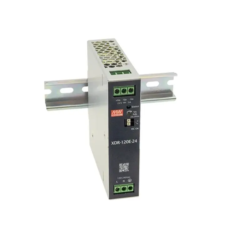 Produktfoto 1 von MEAN WELL XDR-120E DIN-Schienen Netzteil DIN-Schienen Netzteil 12V / 10A 120W 85 To 264V ac