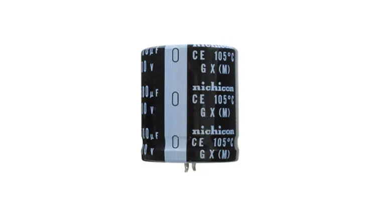 Nichicon Snap-In Aluminium-Elektrolyt Alu Kondensator, Elko 1800μF / 200V dc