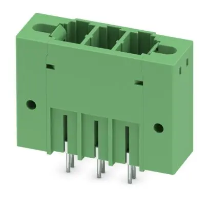 Produktfoto 1 von Phoenix Contact PCV 5/..-GF Leiterplattenleiste, 3-polig / 1-reihig, Raster 7.62 mm Raster Lot, COMBICON PC 5 Hybrid,