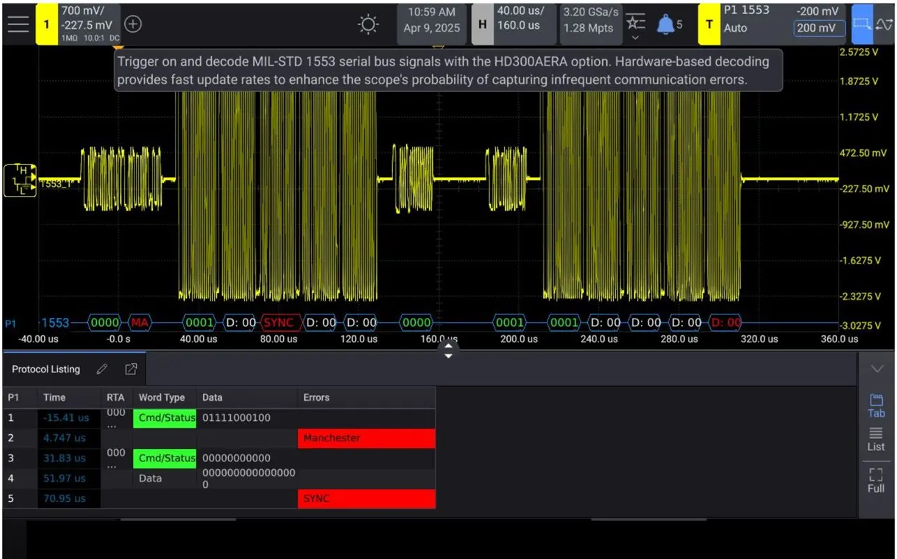 Produktfoto 1 von Keysight Technologies Oszilloskop-Software, Oszilloskopische Analyse für Oszilloskope der HD3-Serie