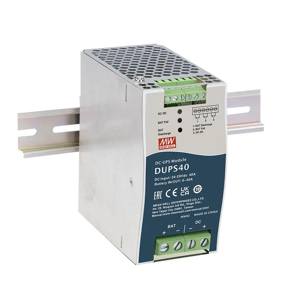 Produktfoto 1 von MEAN WELL DUPS40 USV USV 24V dc / 40A 960W 24V dc