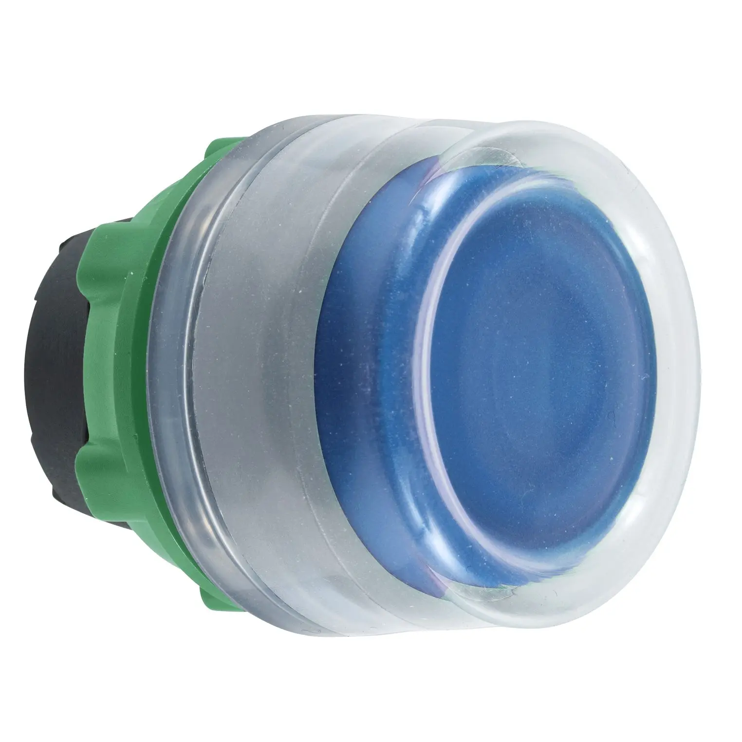 Produktfoto 1 von Schneider Electric ZB5 Druckschalter Ø 0.9 mm, Blau Federrückstellung Glatt Rund Kunststoff, IP66