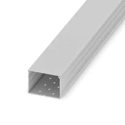 Produktfoto 1 von Phoenix Contact CD Grau, 120 mm x 80 mm Polyvinylchlorid, Länge 2 m, Seitenwand Offen