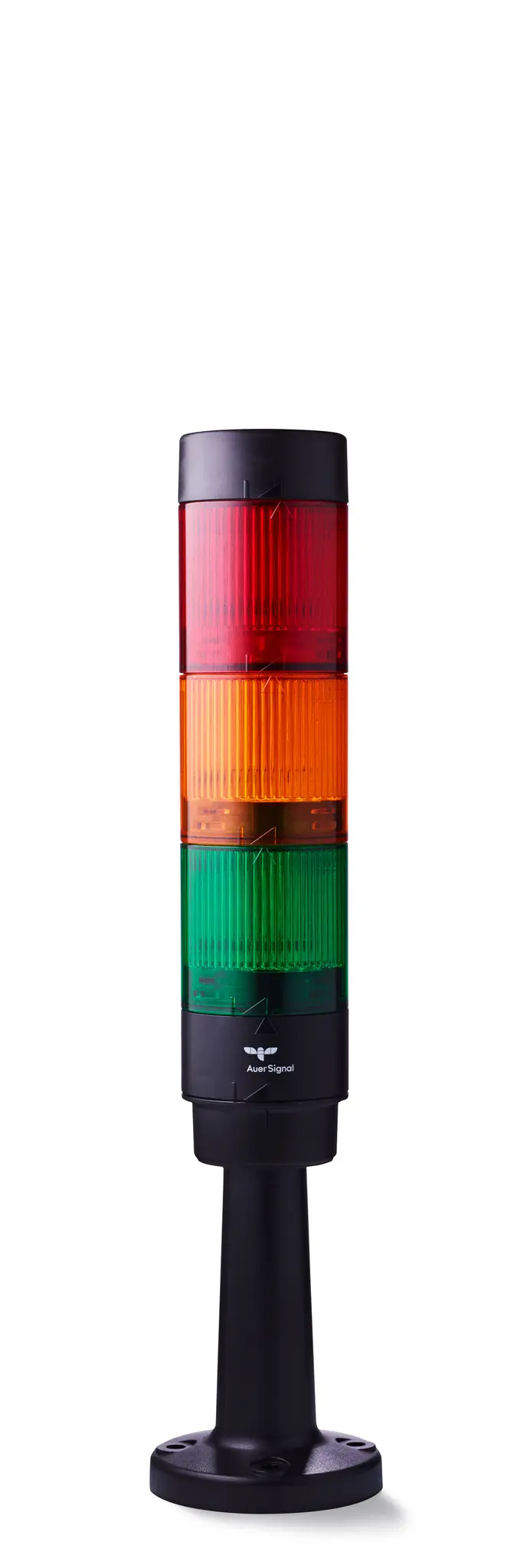 Produktfoto 1 von AUER Signal CT5 LED Signalturm 3-stufig Linse Gelb, Grün, Rot