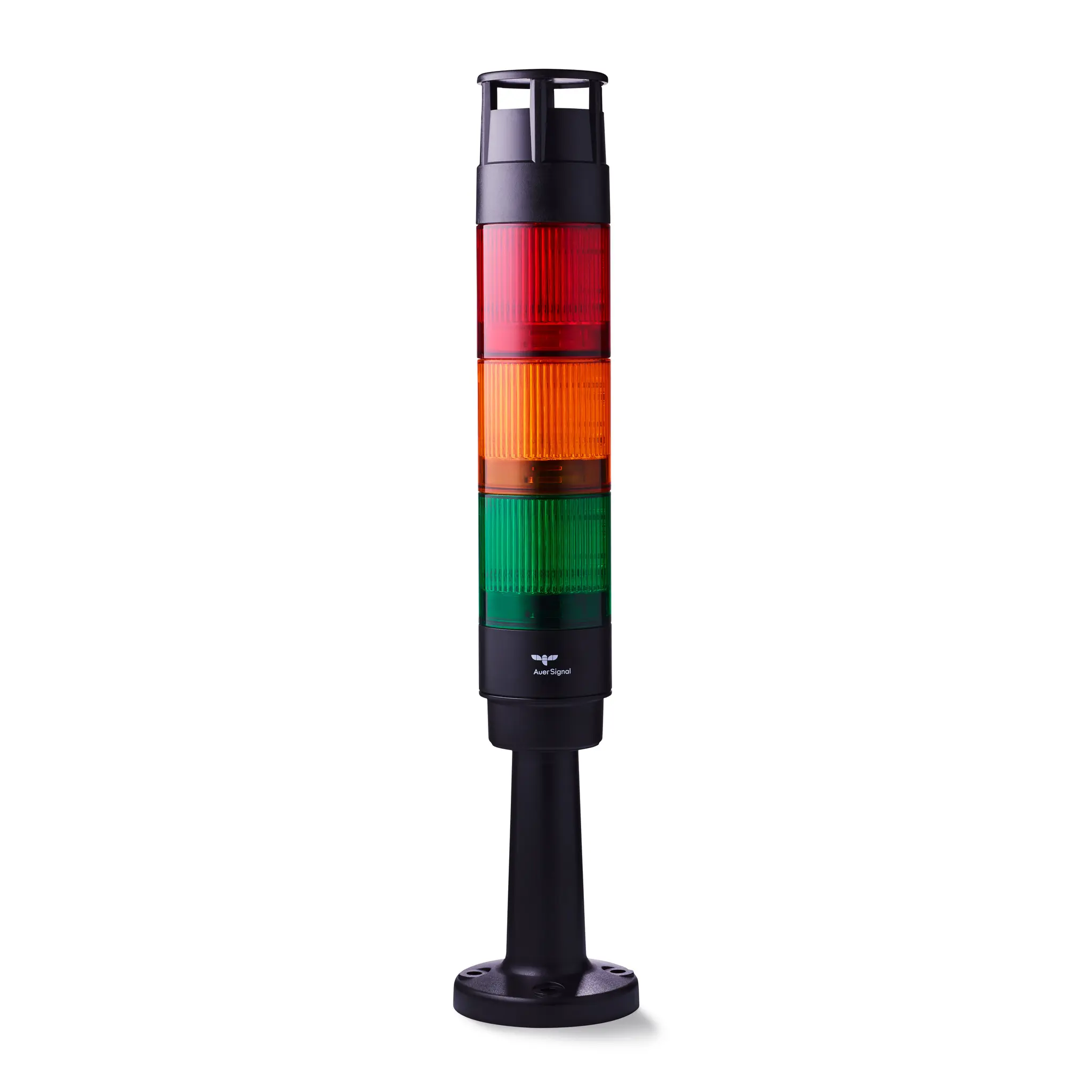 Produktfoto 1 von AUER Signal CT5 LED Signalturm 3-stufig Linse Gelb, Grün, Rot