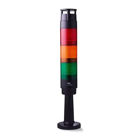 Produktfoto 1 von AUER Signal CT5 LED Signalturm 3-stufig Linse Rot, Grün, Gelb 24V Rohr