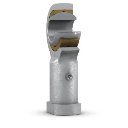 Produktfoto 1 von SKF Stahl Gelenkkopf, Wellen-Ø 16 mm, M16 Female Metrisch, Traglast bis 21.6 kN