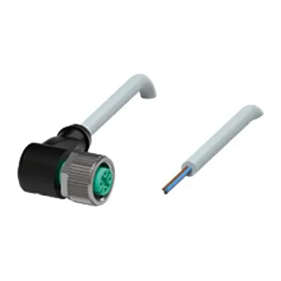 Produktfoto 1 von Pepperl + Fuchs V11-W, 3-polig Sensor-Betätigungselementkabel, Rechtwinklig Buchse 3 / Gerade, Länge 5 m