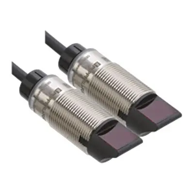 Produktfoto 1 von Pepperl + Fuchs zylindrisch Optischer Sensor, Durchgangsbalken, Bereich 0 → 15 m, NPN Ausgang, Anschlusskabel,