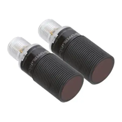 Produktfoto 1 von Pepperl + Fuchs zylindrisch Optischer Sensor, Durchgangsbalken, Bereich 0 → 25 m, NPN Ausgang, M12-Stecker,