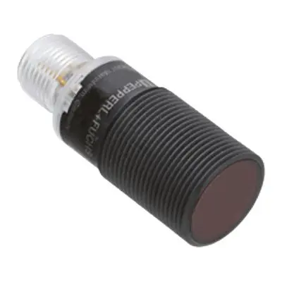 Produktfoto 1 von Pepperl + Fuchs zylindrisch Optischer Sensor, Diffus, Bereich 0 → 600 mm, NPN Ausgang, M12-Stecker, Hellschaltend