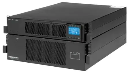 Produktfoto 1 von Socomec 230V OFYS-RT-U06X-K Rack, Eigenständig USV, 6000 VA 6 kW, 230V OFYS RT